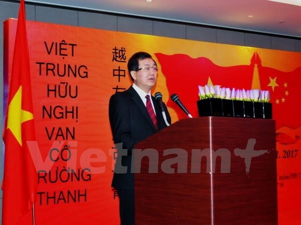 Tổng Lãnh sự quán Việt Nam tại Quảng Châu tổ chức kỷ niệm 67 năm thiết lập quan hệ Việt - Trung  - ảnh 1